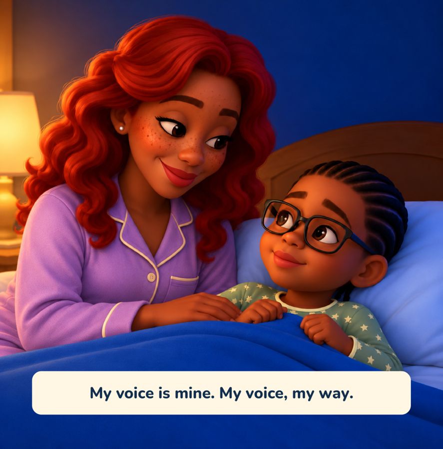 Page: My voice is mine. My voice, my way.