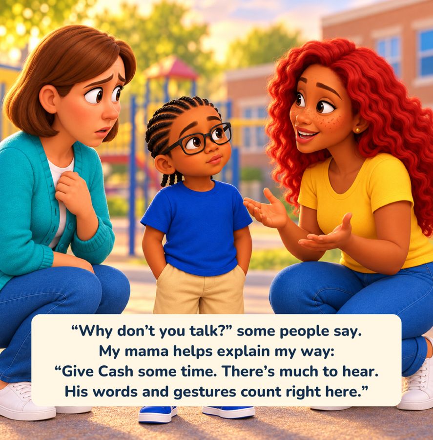 Page: Why don't you talk? some people say.